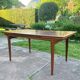 Rosewood table 60s with extensions of LB manufacturer