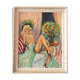 Tableau, peinture danseuse du Moulin Rouge, années 60