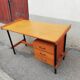 Bureau vintage métal et caisson bois