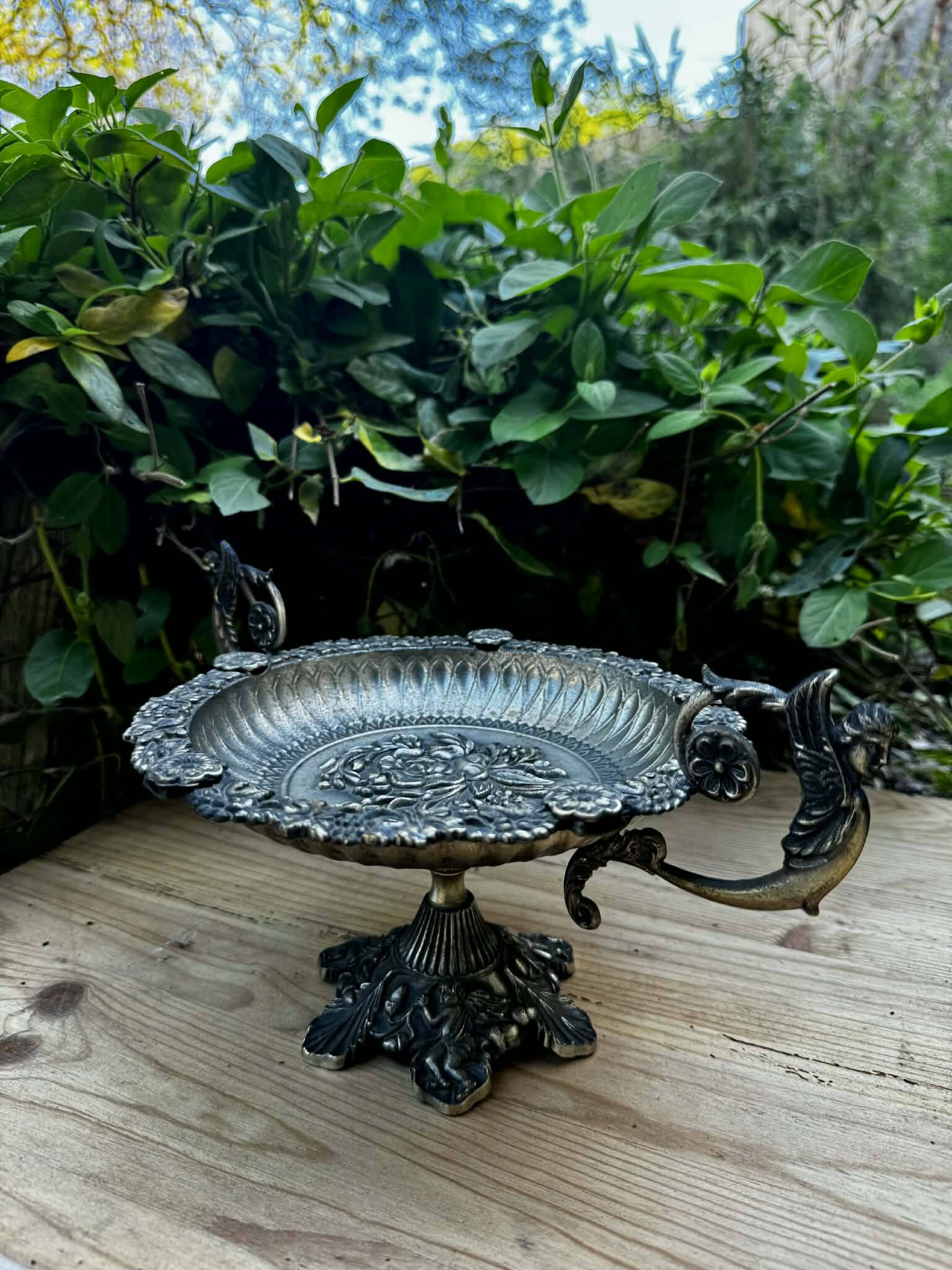 Silver centrepiece from the Art Nouveau period.