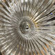 Round sconce hick glass, vintage, seventies