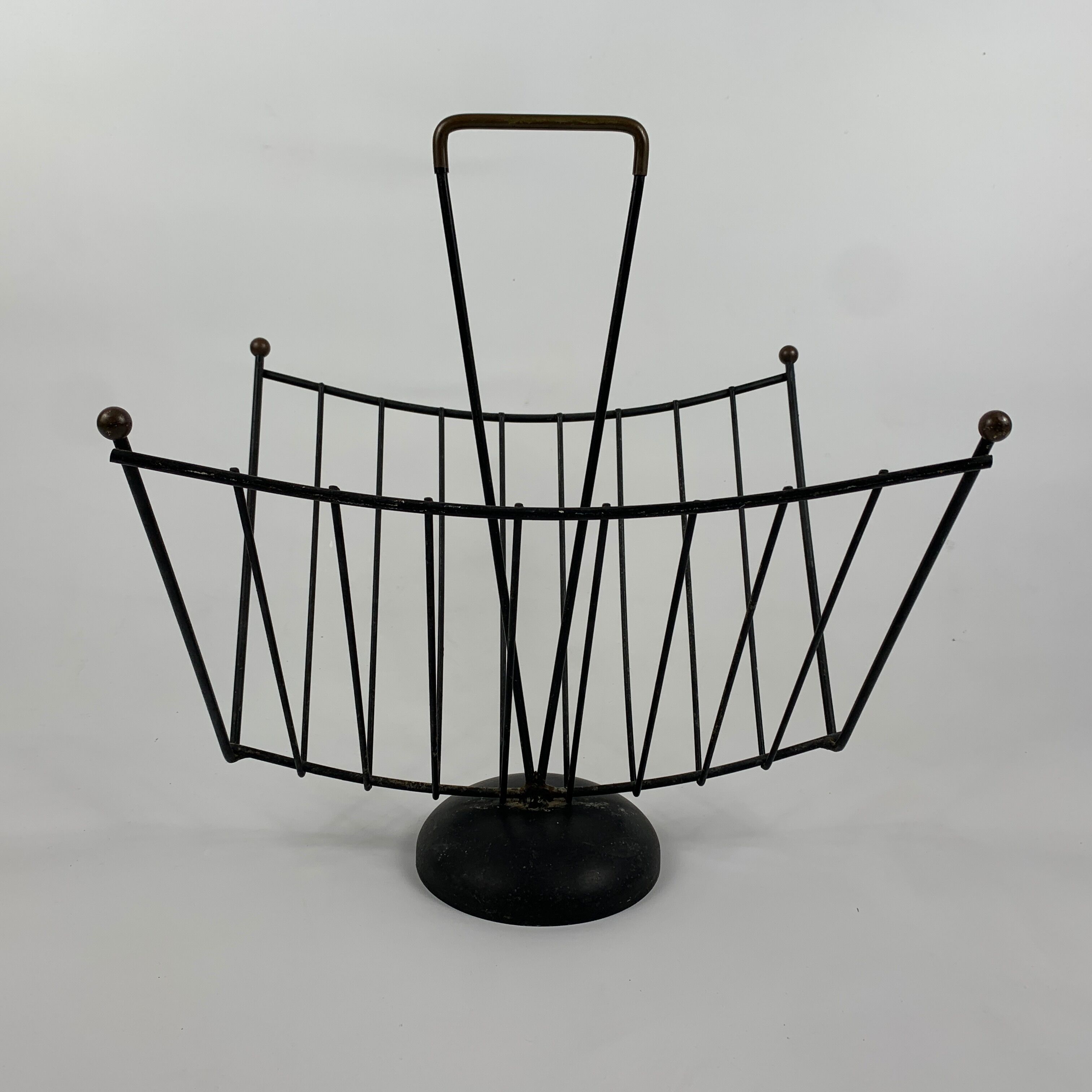 Magazine door Iron enhanced with vintage brass style 1950 1960