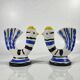 Pair of flower frog vases, Revernay, 1950s