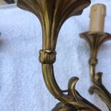 Paire d’applique en bronze style Louis XVI