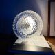 Round wall light ceiling fixture transparent glass vintage antique lamp