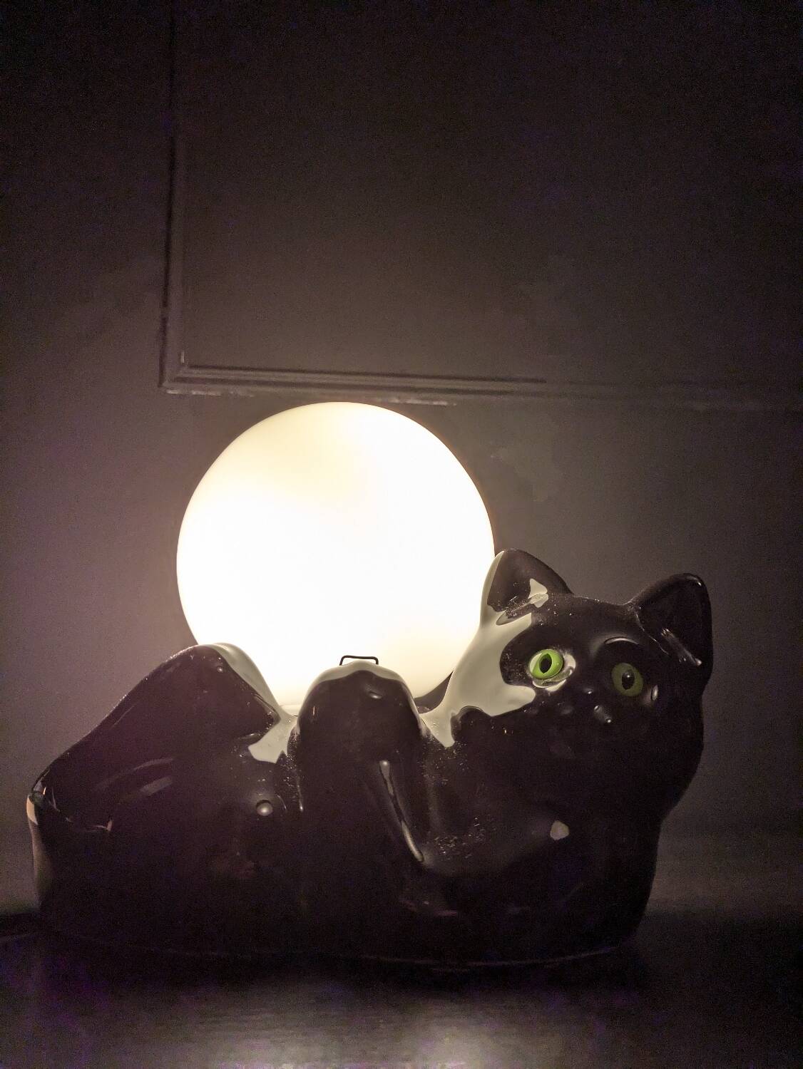 lampe céramique vintage