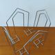 Chrome magazine rack