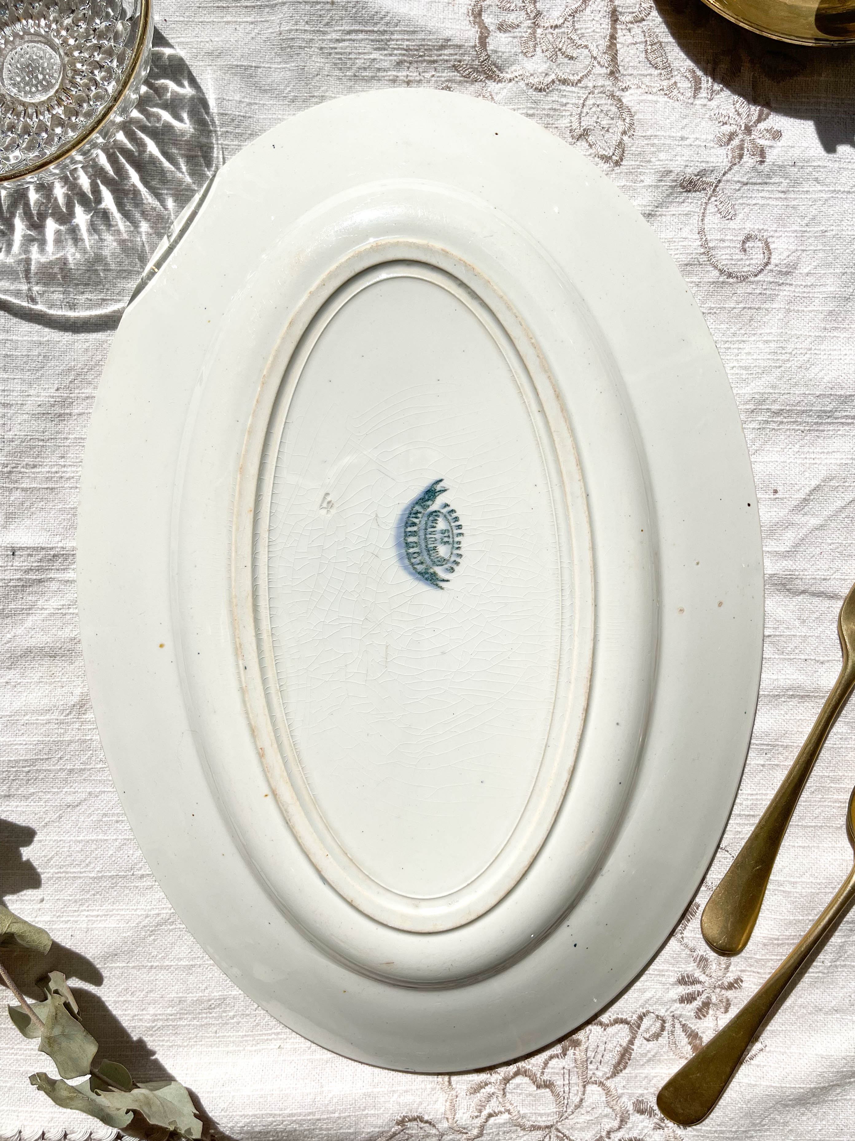 Flat oval Iron land St Amandinoise "MARGOT"