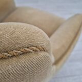 1970s, Danish lounge chair, original condition, furniture velour.