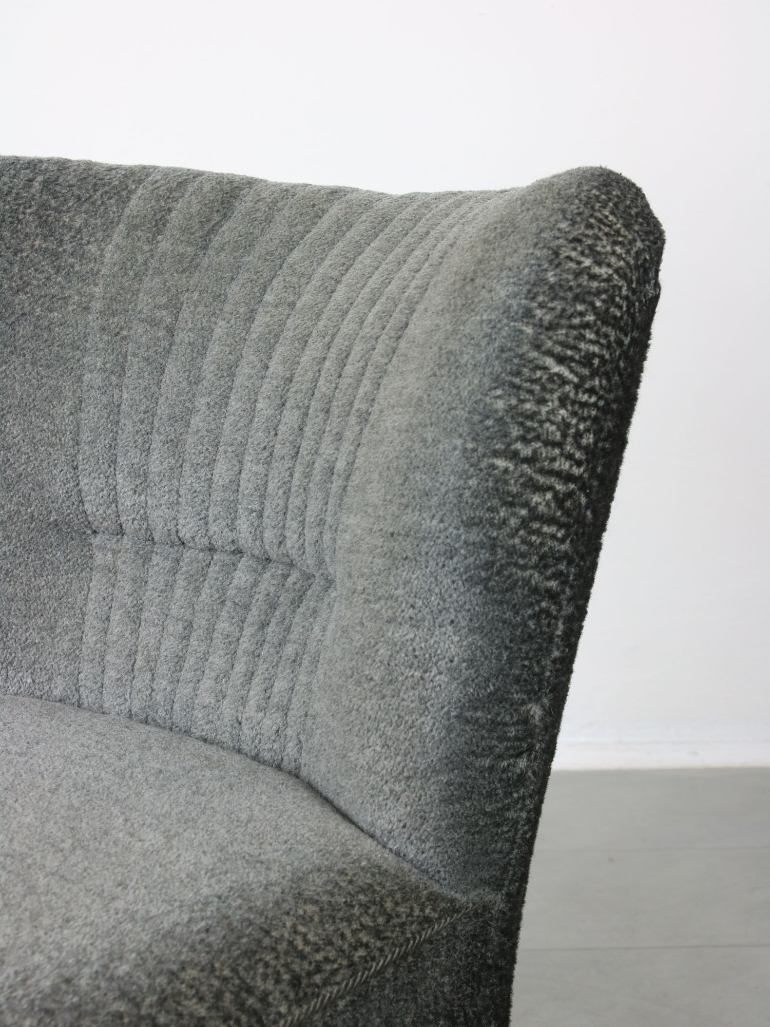 Chaises Art déco bleues, lot de 2