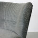 Chaises Art déco bleues, lot de 2