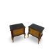 Tables de chevet/commodes Chippendale italiennes, années 1940/1950.