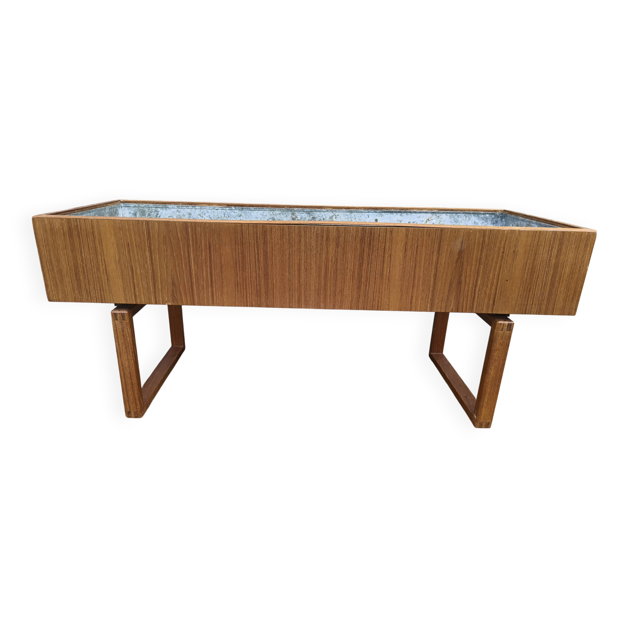 Planter in teak by Kai Kristiansen from denmark for Salin mobler