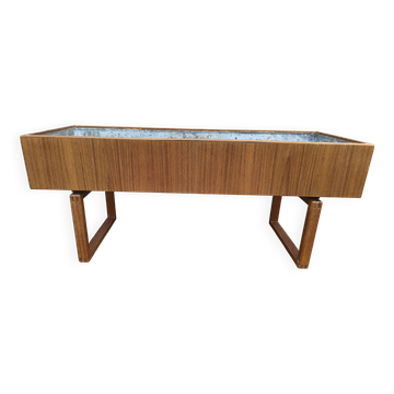 Planter in teak by Kai Kristiansen from denmark for Salin mobler