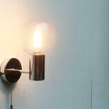 Vintage wall lamp from the space age by Motoko Ishii for Staff, 1970s.