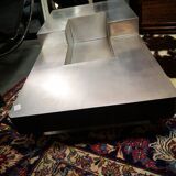 Table basse en inox