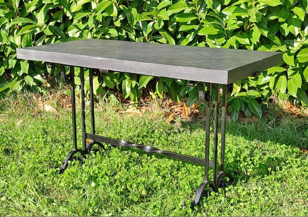Table basse ardoise
