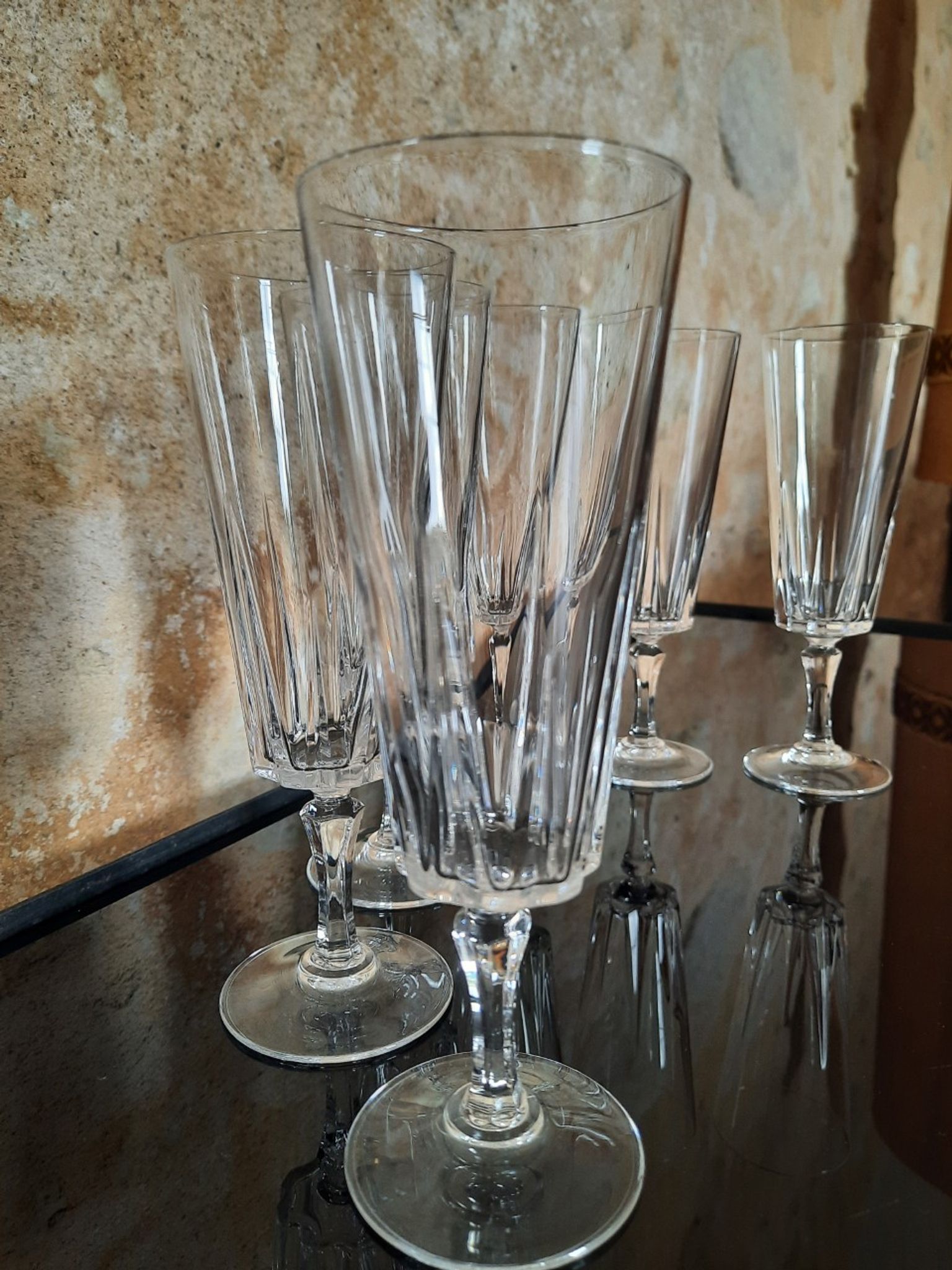Lot de 6 flûtes à champagne