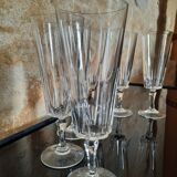 Set of 6 champagne flutes