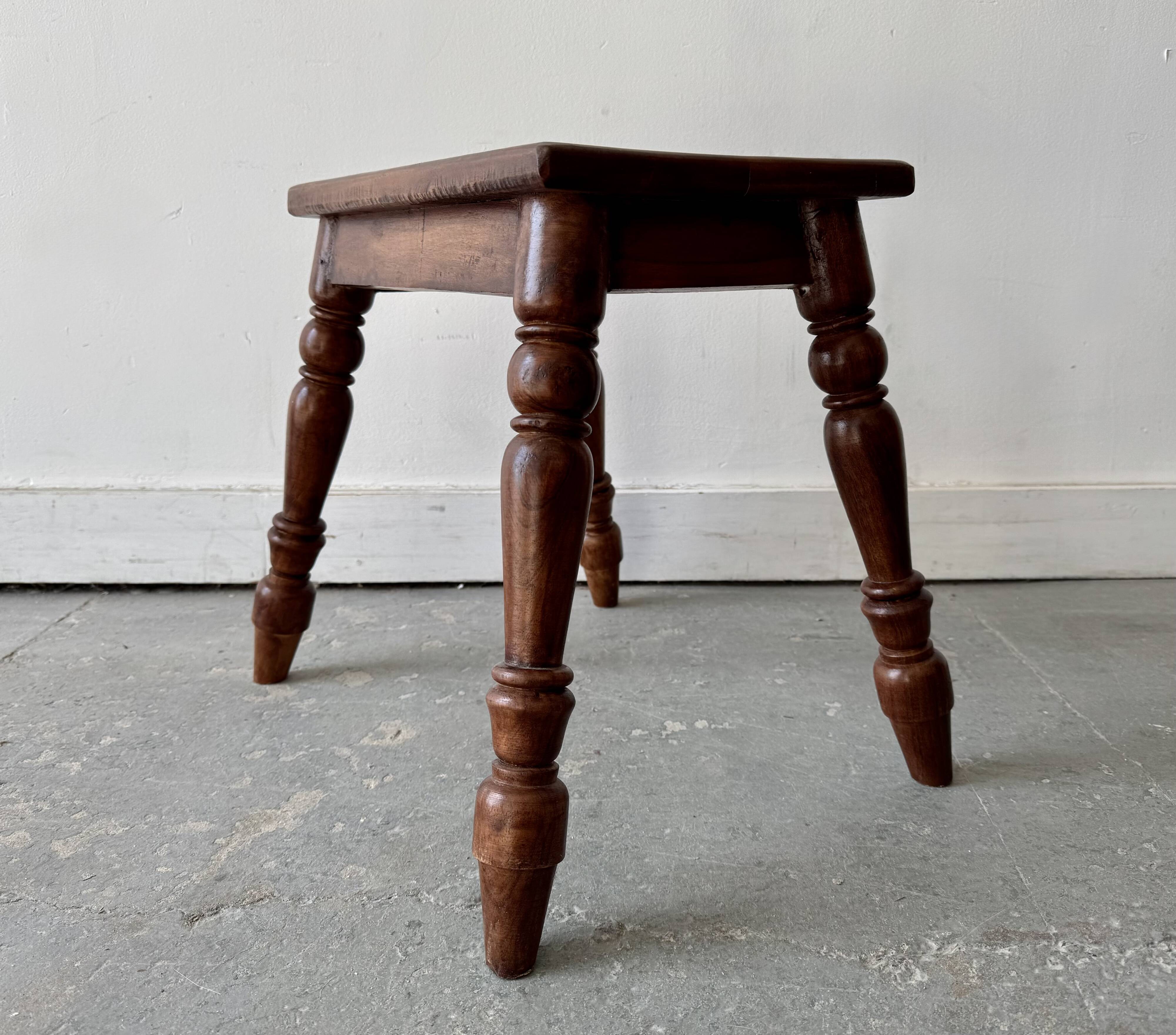 Traditional Wooden Stool
