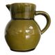 Vintage glazed ceramic pitcher