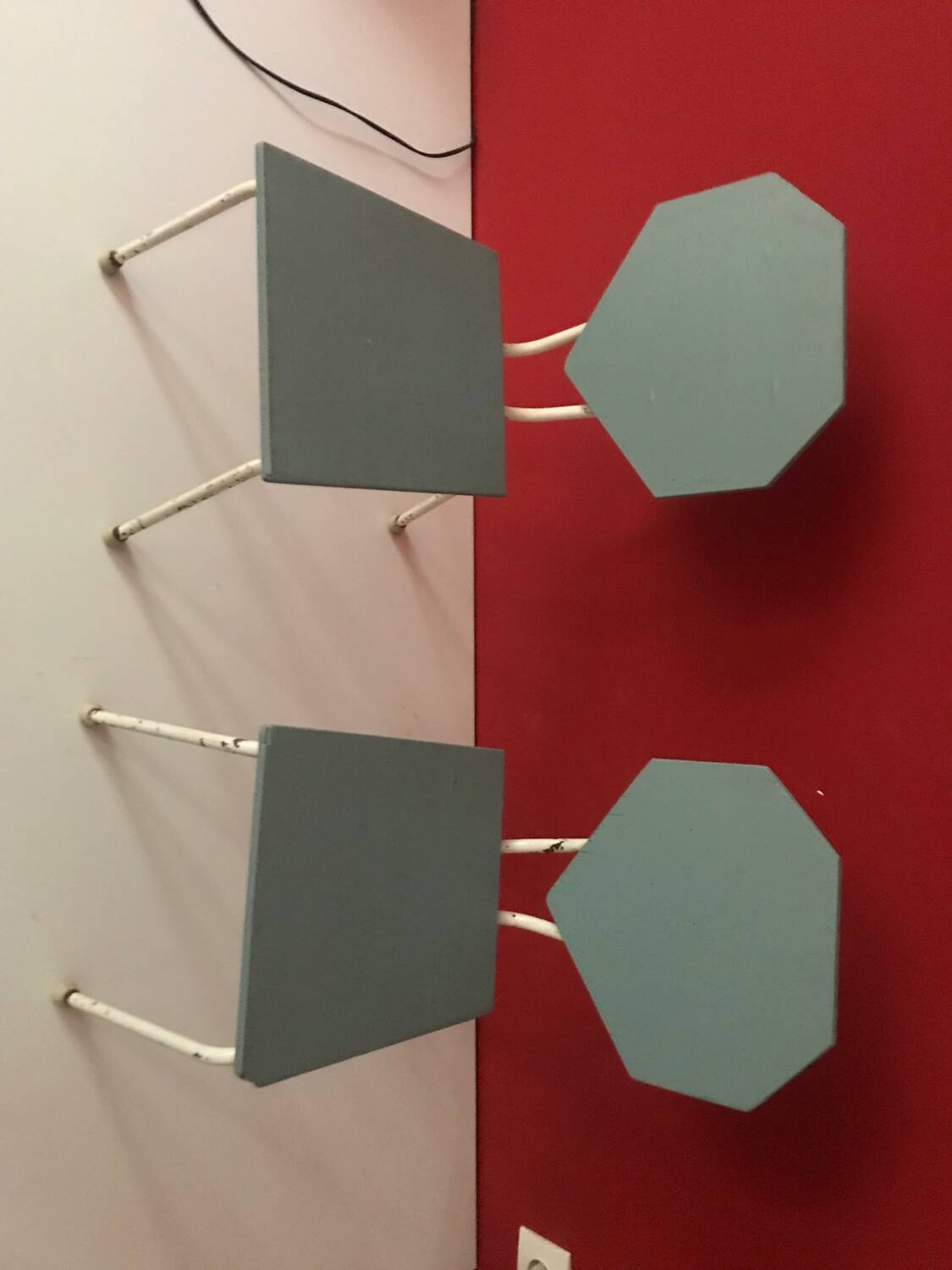 Pair of vintage children's chairs