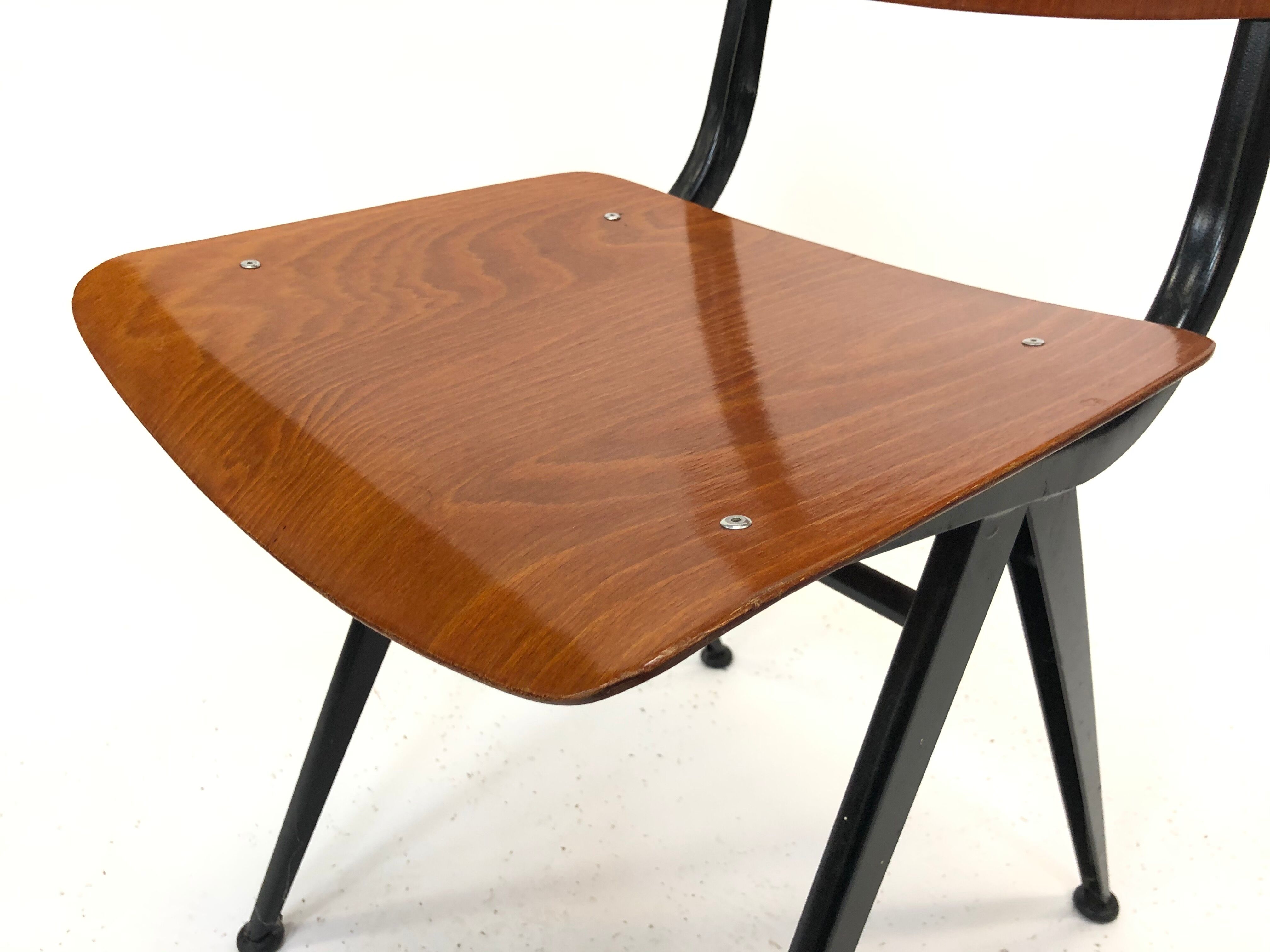 Eromes Marko vintage compass school chair