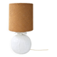 Lampe de table en faïence blanche, 1970