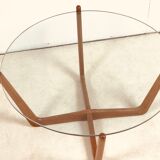 Coffee table made by Lebus in solid teak
