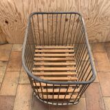 Vintage metal industrial trolley