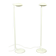 Mid-century Temde uplighter set of 2, Germany, 1960s