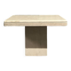 Table basse italienne en travertin, 1970