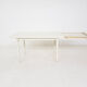 Table beige en bois extensible