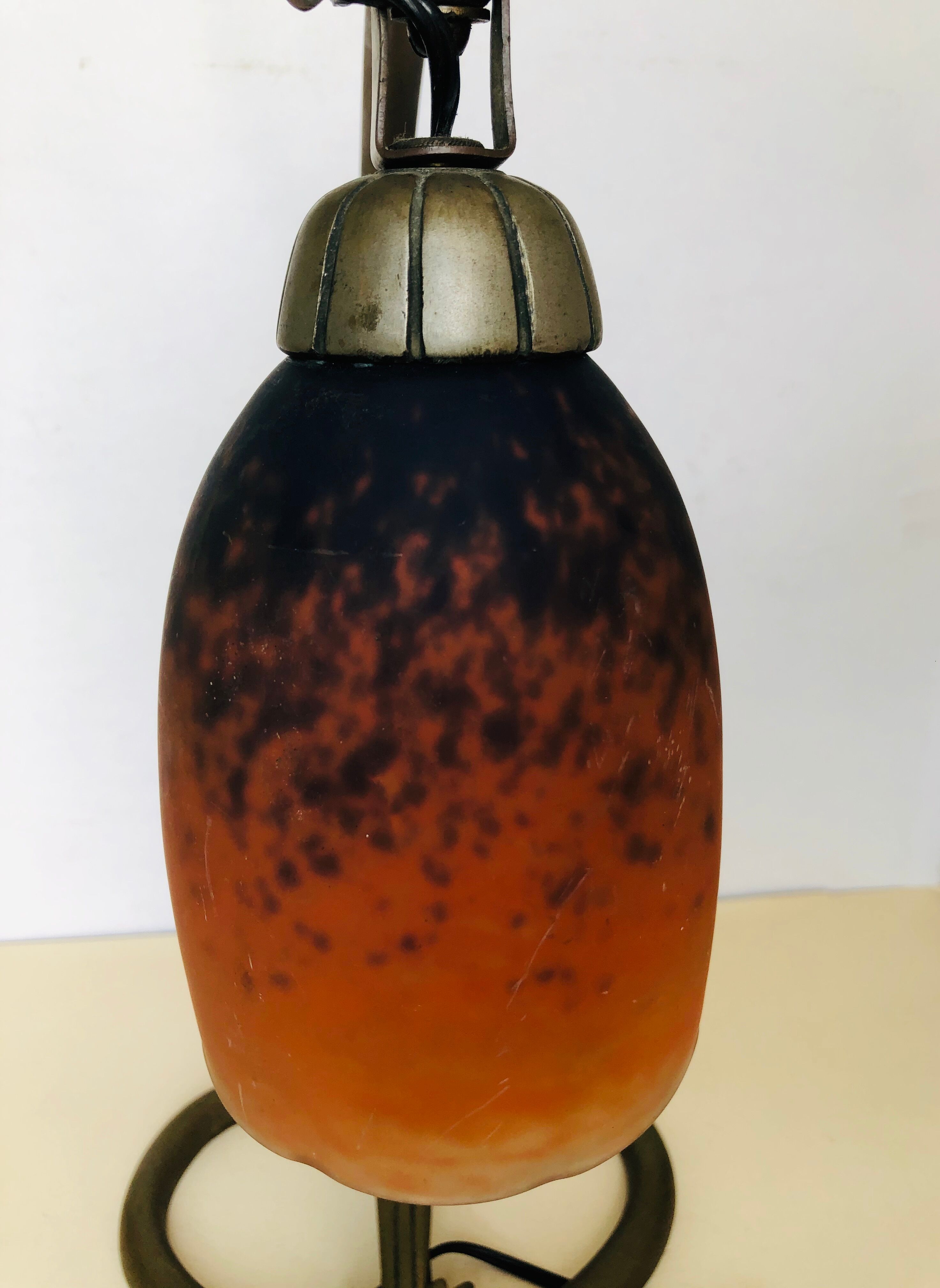 Art nouveau office lamp