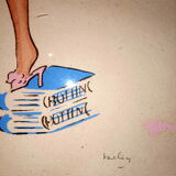 Vintage framed piece