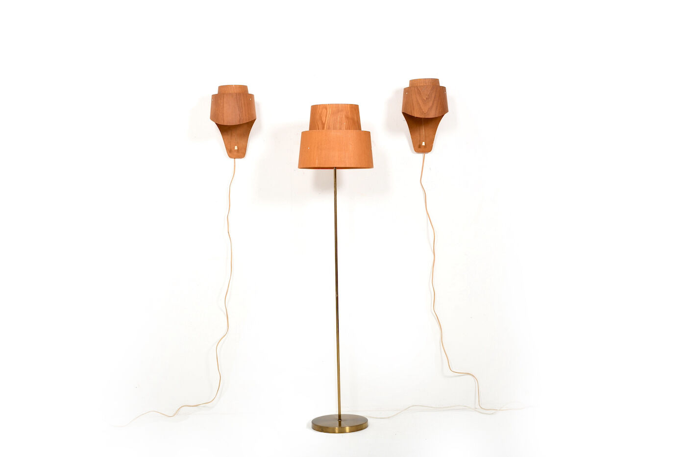 Lampadaire et appliques par Hans Agne Jacobsson Début des années 1960