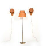 Lampadaire et appliques par Hans Agne Jacobsson Début des années 1960