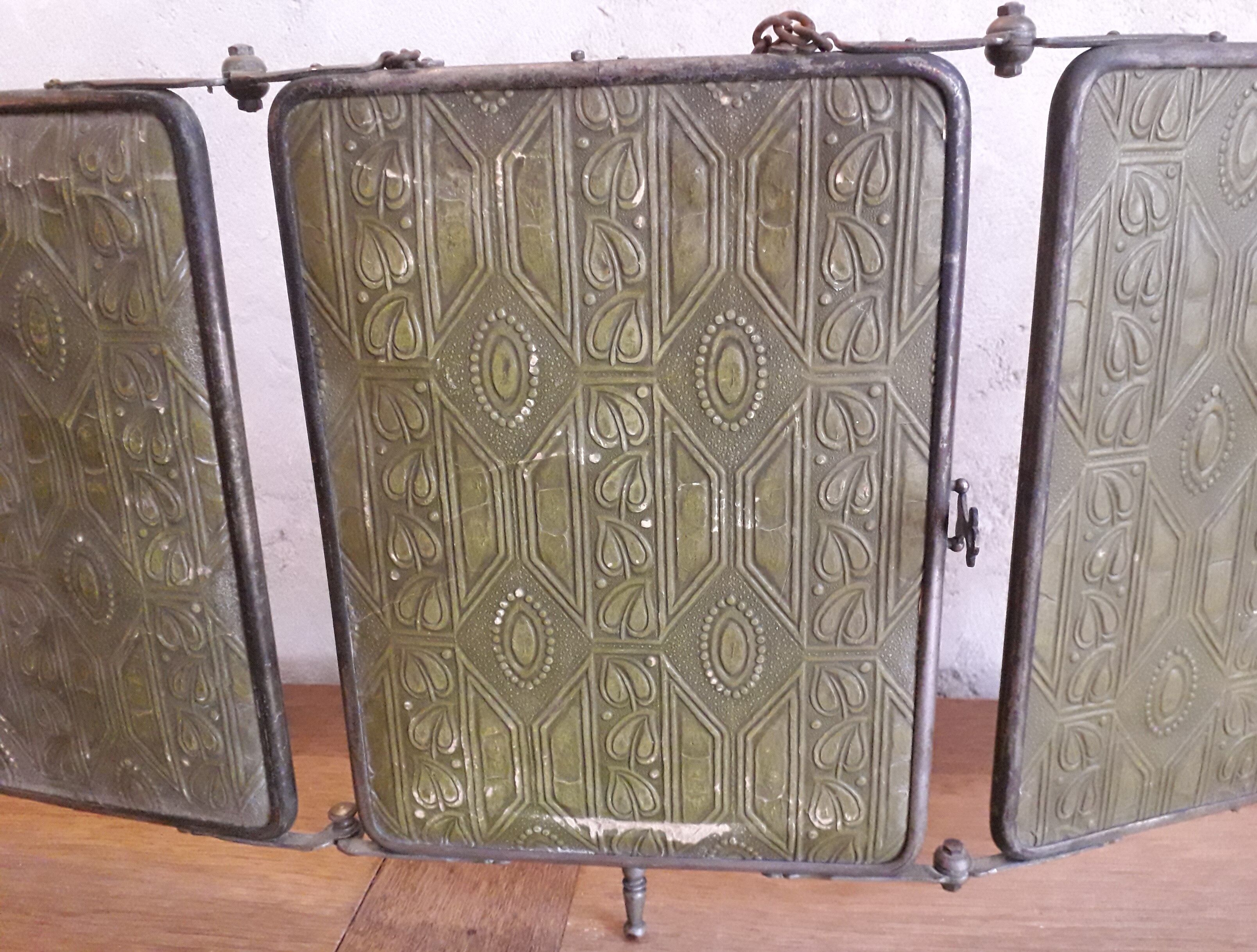 Barber triptyque mirror - 28x22cm