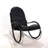 Fauteuil à bascule Strässle Nonna de Paul Tuttle, 1972