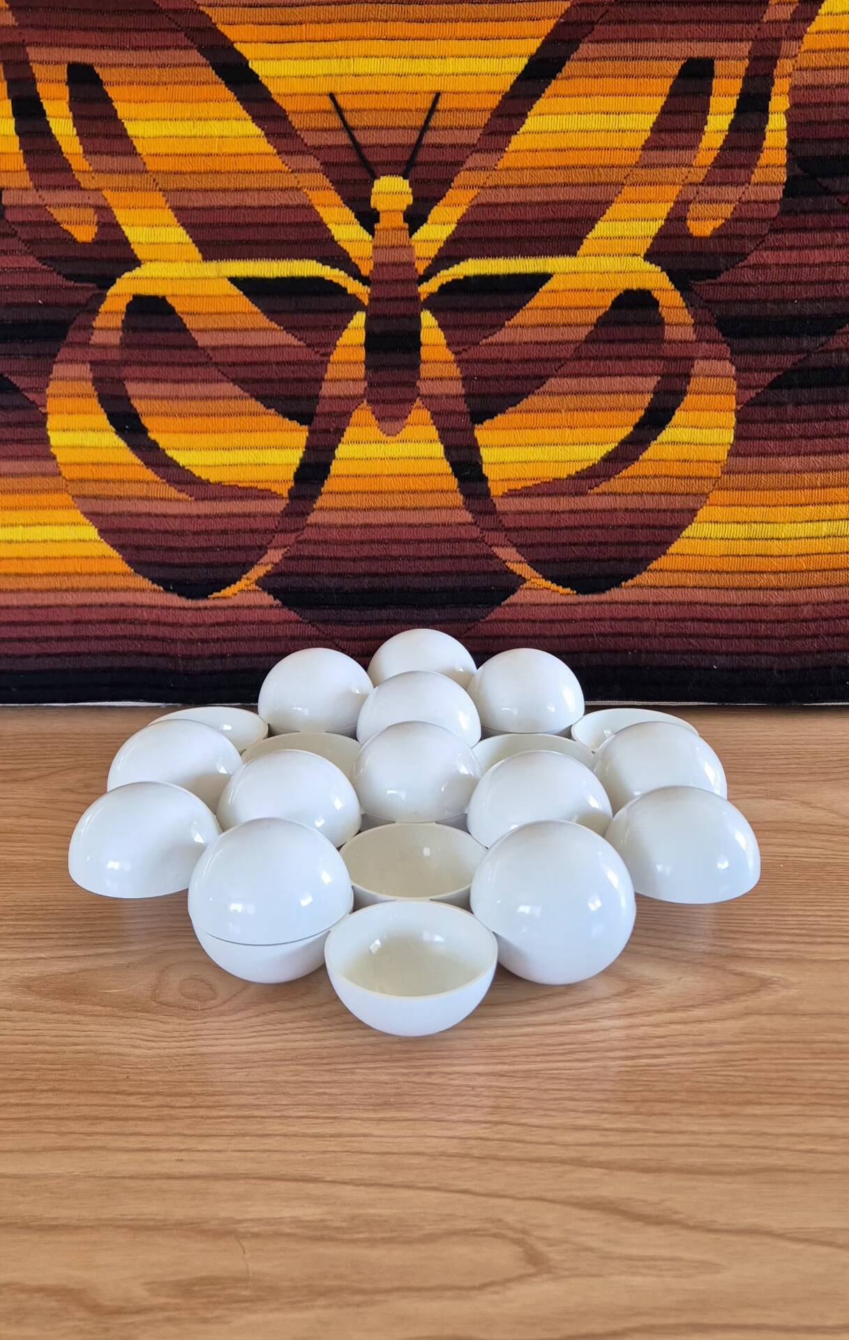 Articulated aperitif platter "Amuse-Gueule" – Yonel Lebovici (c. 1972)