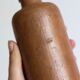 Vintage brown stoneware bottle