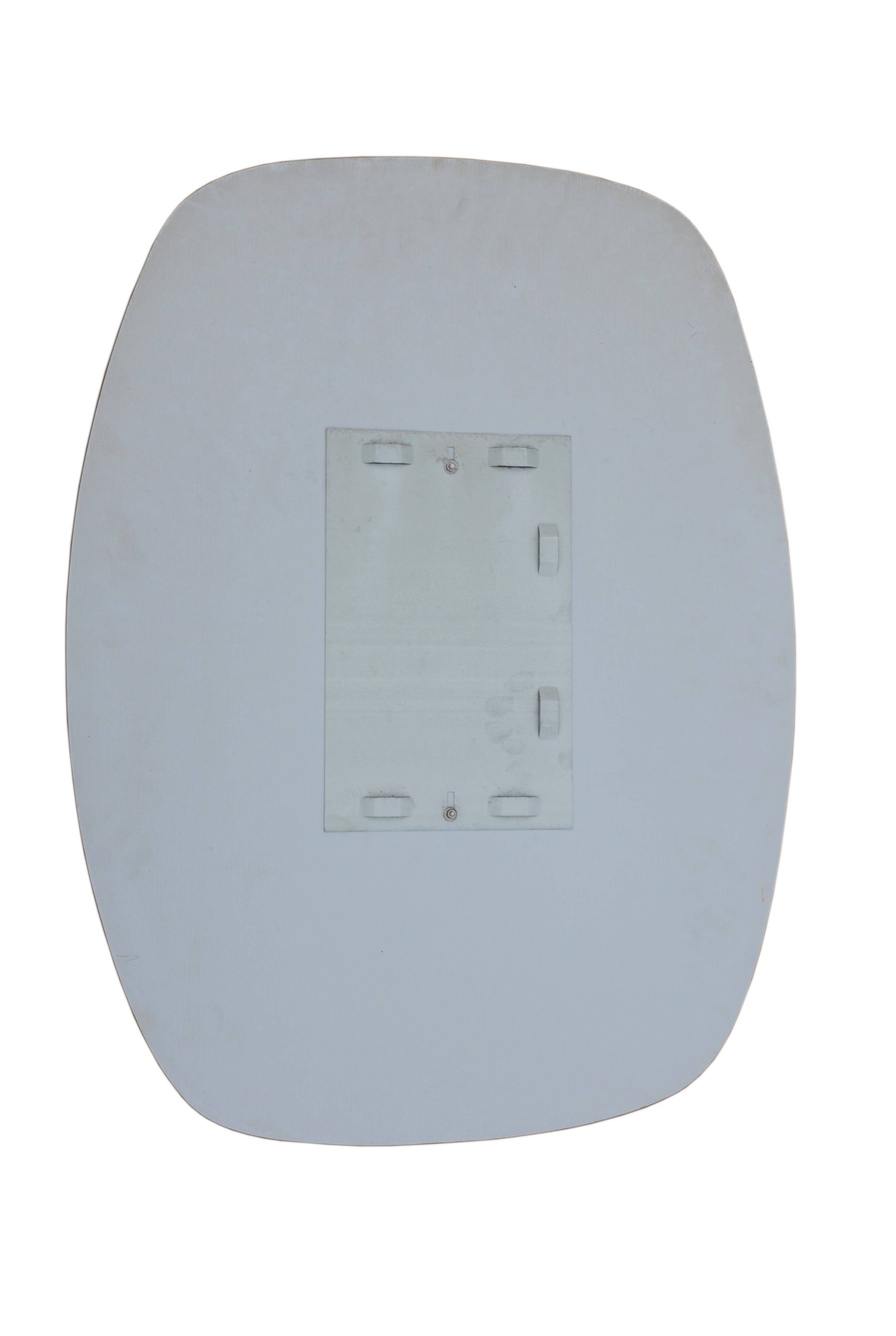 Blue mirror attributed to Fontana Arte, 1970