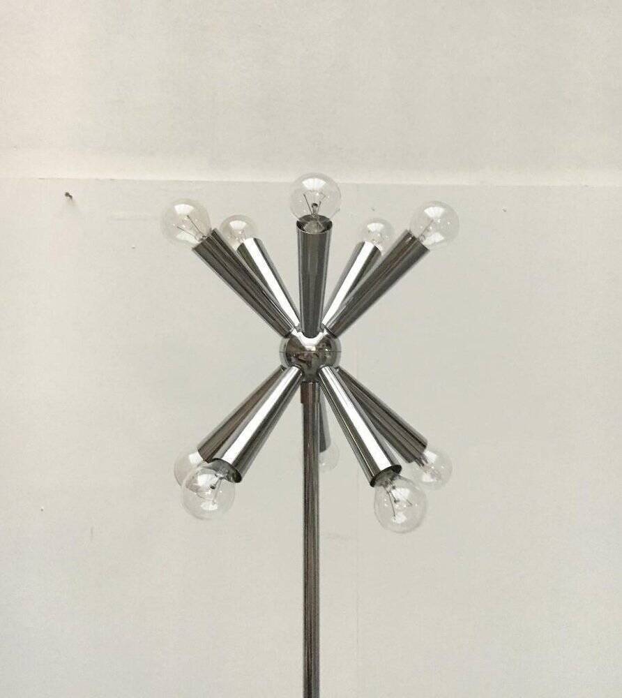 Lampadaire étoile de l'ère spatiale allemande du milieu du siècle, années 1960