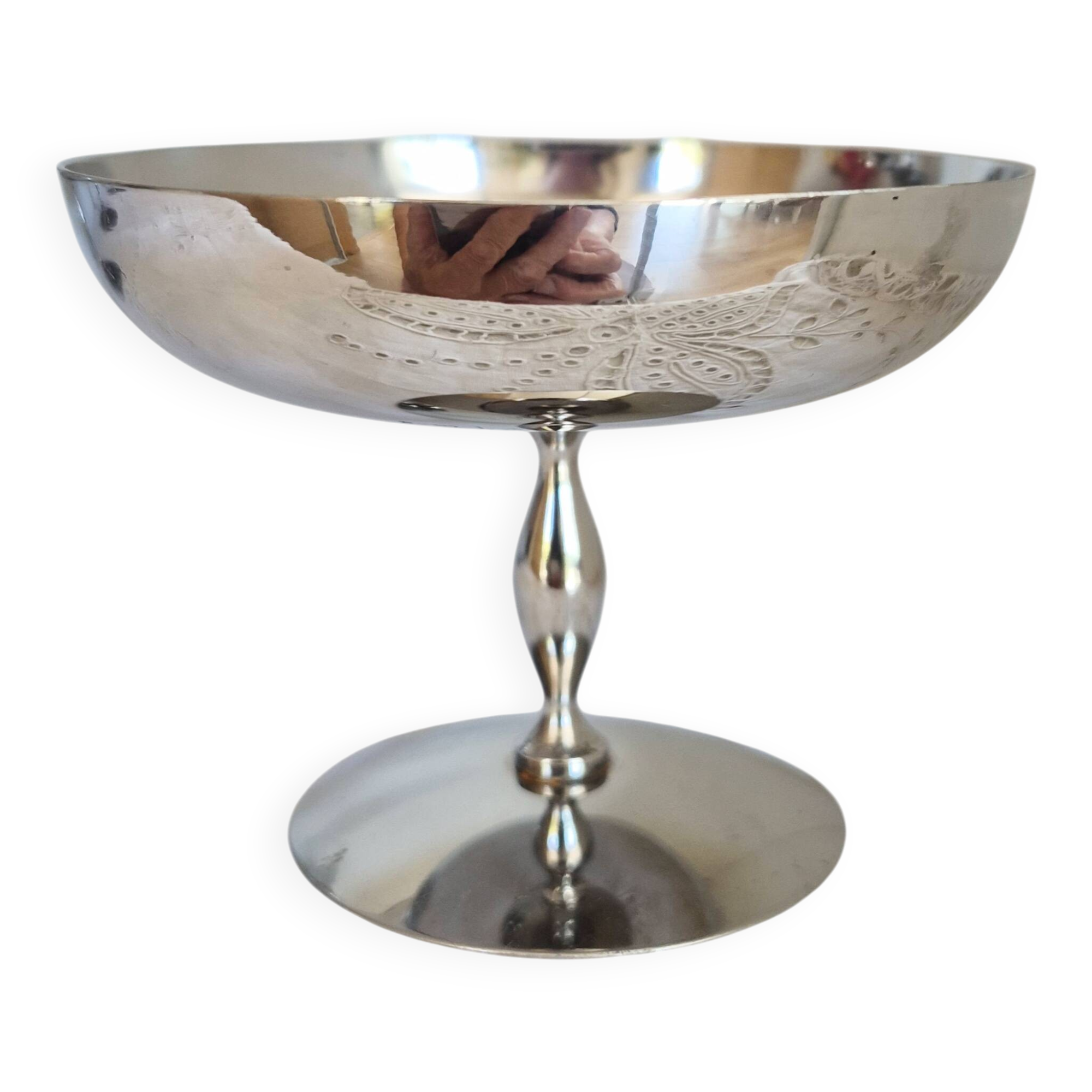 Stainless steel ice cream cups, set of 6, aperitif cups (ref 8)