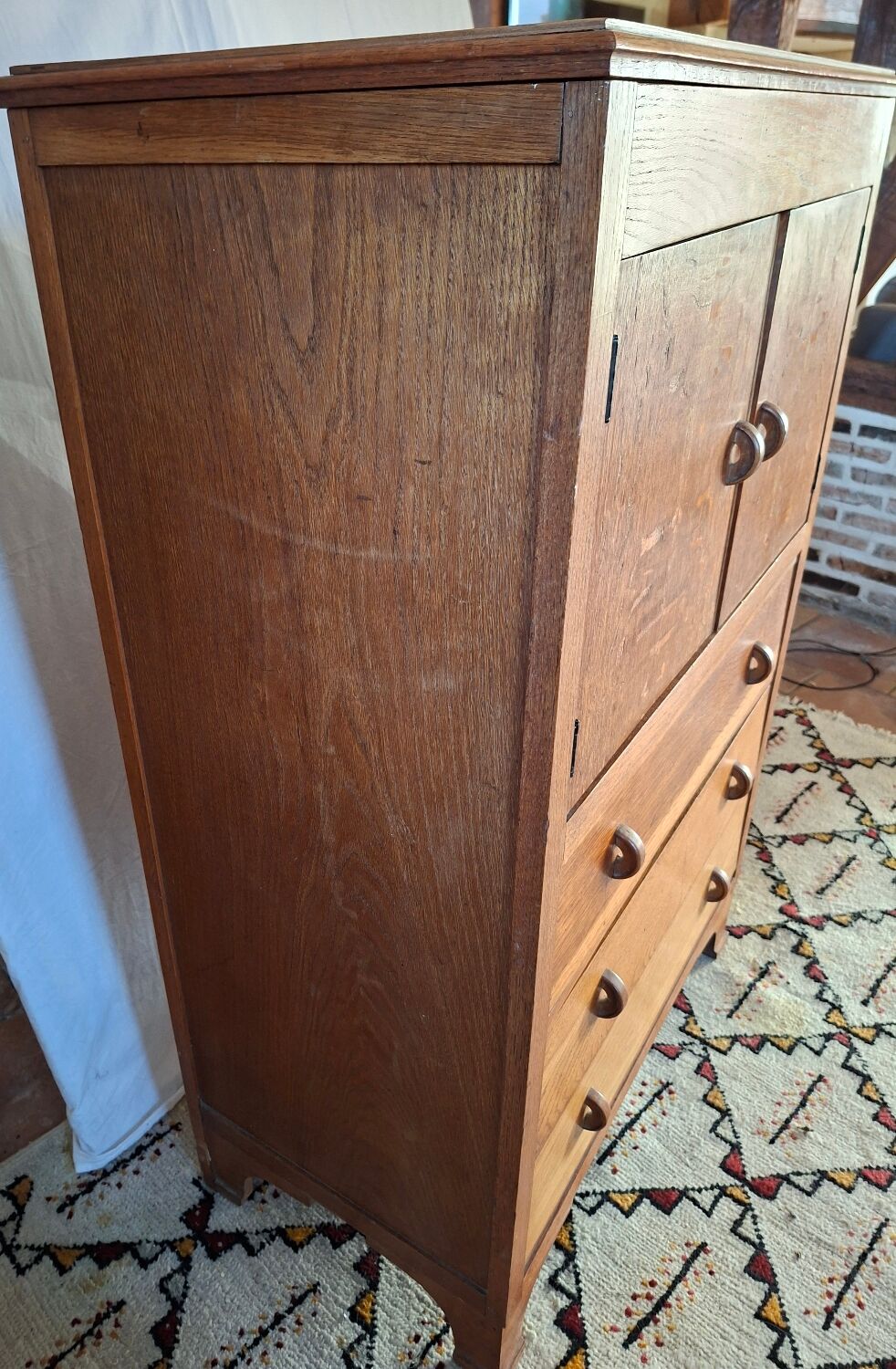Vintage oak cabinet by Herbert & Gibbs