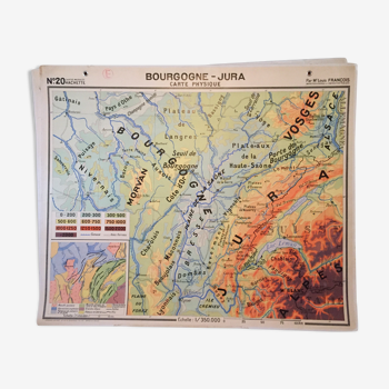 Burgundy and Jura school map