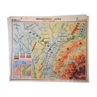 Burgundy and Jura school map