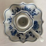 Vintage blue danube chandelier, reg us pat off