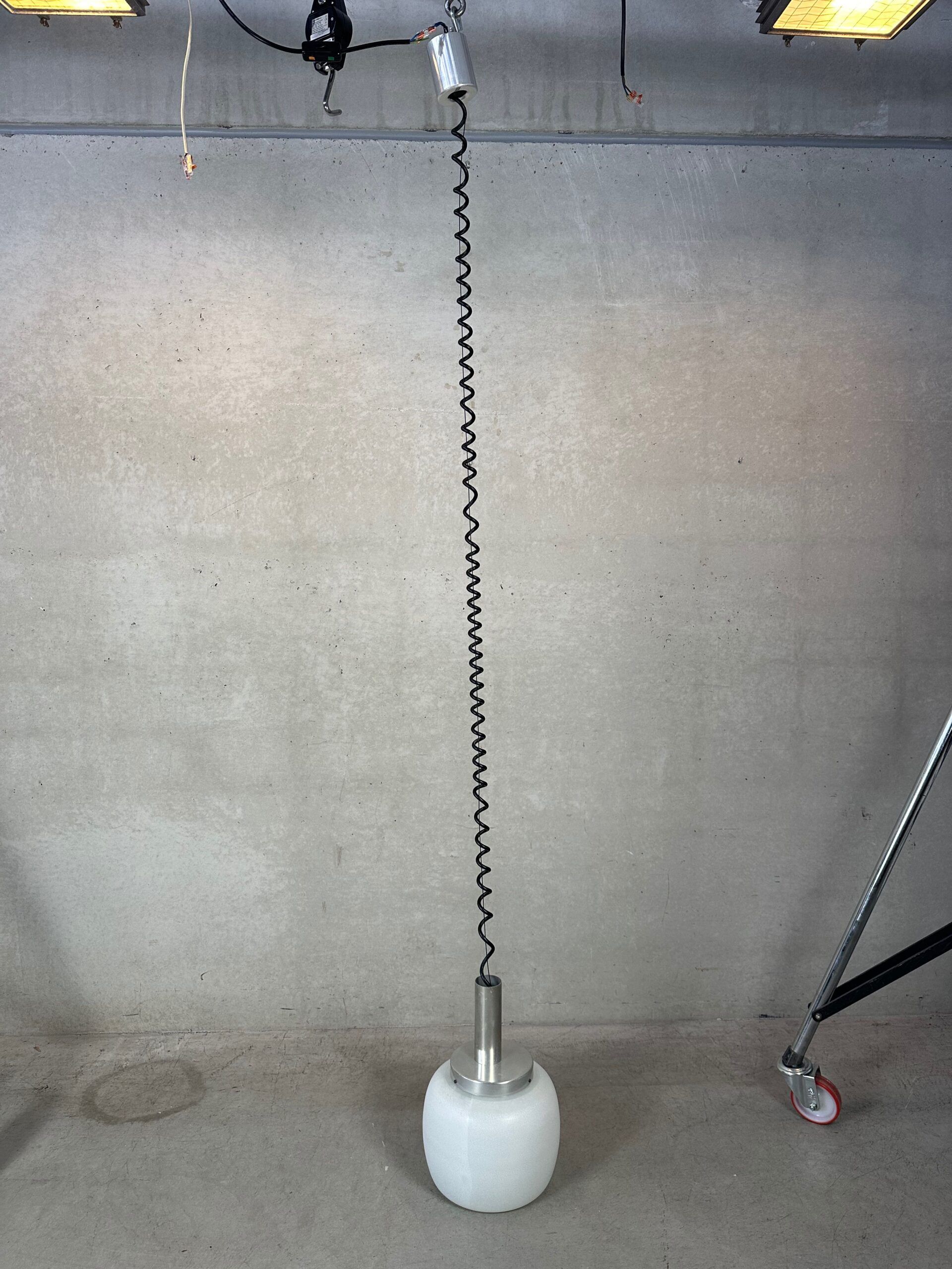 Vintage pendant lamp – glass – AKA (DDR)