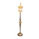Lampadaire, verre de Murano et poussière d'or, Barovier & Toso, années 50